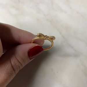 Pandora 14k Gold Bow Ring